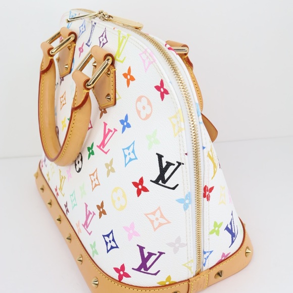 💔SOLD💔 Louis Vuitton Multicolor Alma PM Tote Bag - Picture 6 of 16